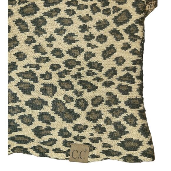 CC Brand Black Leopard Print Infinity Scarf - Picture 4 of 7